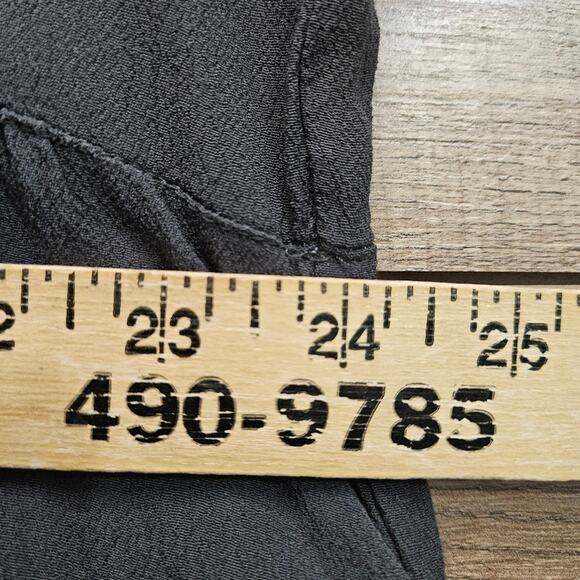 Grade & Gather Black Women's Tunic Dress Pockets Large Minimal Goth Witchy - Picture 11 of 15